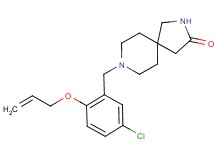 8-[2-(allyloxy)-5-chlorobenzyl]-2,8-diazaspiro[4.5]decan-3-one