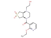 2-[(4aR*,7aS*)-4-[(2-ethoxypyridin-3-yl)carbonyl]-6,6-dioxidohexahydrothieno[3,4-b]pyrazin-1(2H)-yl]ethanol