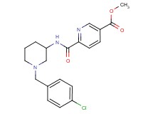 methyl 6-({[1-(4-chlorobenzyl)-3-piperidinyl]amino}carbonyl)nicotinate