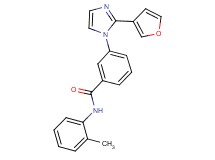 3-[2-(3-furyl)-1H-imidazol-1-yl]-N-(2-methylphenyl)benzamide