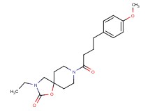 3-ethyl-8-[4-(4-methoxyphenyl)butanoyl]-1-oxa-3,8-diazaspiro[4.5]decan-2-one