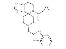 1'-(1H-benzimidazol-2-ylmethyl)-5-(cyclopropylcarbonyl)-1,5,6,7-tetrahydrospiro[imidazo[4,5-c]pyridine-4,4'-piperidine]