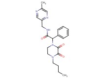 2-(4-butyl-2,3-dioxopiperazin-1-yl)-N-[(5-methylpyrazin-2-yl)methyl]-2-phenylacetamide
