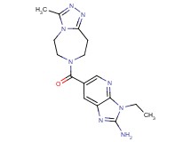 3-ethyl-6-[(3-methyl-5,6,8,9-tetrahydro-7H-[1,2,4]triazolo[4,3-d][1,4]diazepin-7-yl)carbonyl]-3H-imidazo[4,5-b]pyridin-2-amine