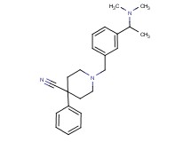 1-{3-[1-(dimethylamino)ethyl]benzyl}-4-phenylpiperidine-4-carbonitrile