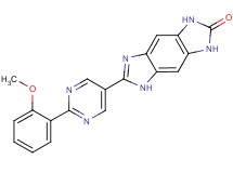 6-[2-(2-methoxyphenyl)pyrimidin-5-yl]-3,5-dihydroimidazo[4,5-f]benzimidazol-2(1H)-one