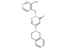 5-(3,4-dihydro-2(1H)-isoquinolinyl)-2-[(3-methyl-4-pyridinyl)methyl]-3(2H)-pyridazinone