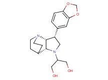 2-[(3R*,3aR*,7aR*)-3-(1,3-benzodioxol-5-yl)hexahydro-4,7-ethanopyrrolo[3,2-b]pyridin-1(2H)-yl]propane-1,3-diol