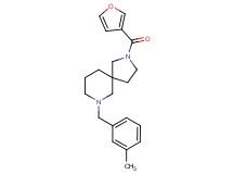 2-(3-furoyl)-7-(3-methylbenzyl)-2,7-diazaspiro[4.5]decane