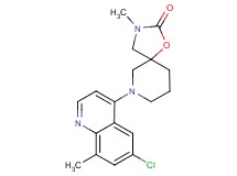 7-(6-chloro-8-methyl-4-quinolinyl)-3-methyl-1-oxa-3,7-diazaspiro[4.5]decan-2-one