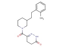 6-({3-[2-(2-methylphenyl)ethyl]-1-piperidinyl}carbonyl)-4,5-dihydro-3(2H)-pyridazinone