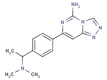 7-{4-[1-(dimethylamino)ethyl]phenyl}[1,2,4]triazolo[4,3-c]pyrimidin-5-amine
