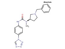 N-[(3R)-1-benzylpyrrolidin-3-yl]-N-methyl-N'-[4-(1H-tetrazol-1-yl)phenyl]urea