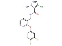 4-chloro-N-{[2-(3,4-difluorophenoxy)pyridin-3-yl]methyl}-1-methyl-1H-pyrazole-5-carboxamide