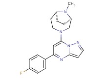 5-(4-fluorophenyl)-7-[(1R*,6S*)-9-methyl-3,9-diazabicyclo[4.2.1]non-3-yl]pyrazolo[1,5-a]pyrimidine
