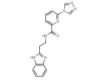 N-[2-(1H-benzimidazol-2-yl)ethyl]-6-(4H-1,2,4-triazol-4-yl)pyridine-2-carboxamide