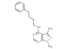 1,3-dimethyl-N-(4-phenylbutyl)-1H-pyrazolo[3,4-d]pyrimidin-4-amine