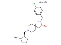 2-(4-chlorobenzyl)-8-{[(2R)-1-methyl-2-pyrrolidinyl]methyl}-2,8-diazaspiro[4.5]decan-3-one