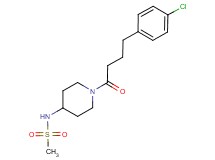 N-{1-[4-(4-chlorophenyl)butanoyl]-4-piperidinyl}methanesulfonamide
