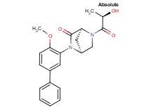(1S,4S)-5-[(2R)-2-hydroxypropanoyl]-2-(4-methoxy-3-biphenylyl)-2,5-diazabicyclo[2.2.1]heptan-3-one