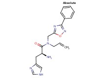 (2S)-N-allyl-2-amino-3-(1H-imidazol-4-yl)-N-[(3-phenyl-1,2,4-oxadiazol-5-yl)methyl]propanamide