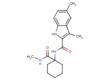3,5-dimethyl-N-{1-[(methylamino)carbonyl]cyclohexyl}-1H-indole-2-carboxamide