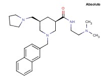 (3R,5R)-N-[2-(dimethylamino)ethyl]-1-(2-naphthylmethyl)-5-(1-pyrrolidinylmethyl)-3-piperidinecarboxamide