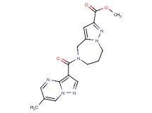 methyl 5-[(6-methylpyrazolo[1,5-a]pyrimidin-3-yl)carbonyl]-5,6,7,8-tetrahydro-4H-pyrazolo[1,5-a][1,4]diazepine-2-carboxylate