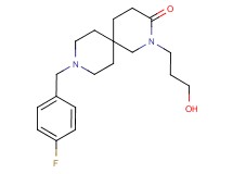 9-(4-fluorobenzyl)-2-(3-hydroxypropyl)-2,9-diazaspiro[5.5]undecan-3-one