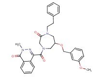 4-{[6-[(3-methoxybenzyl)oxy]-3-oxo-4-(2-phenylethyl)-1,4-diazepan-1-yl]carbonyl}-2-methyl-1(2H)-phthalazinone