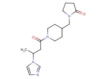 1-({1-[3-(1H-imidazol-1-yl)butanoyl]-4-piperidinyl}methyl)-2-pyrrolidinone