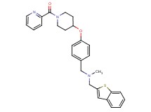 (1-benzothien-2-ylmethyl)methyl(4-{[1-(2-pyridinylcarbonyl)-4-piperidinyl]oxy}benzyl)amine