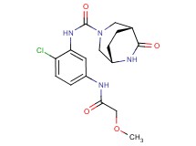 (1R*,5S*)-N-{2-chloro-5-[(methoxyacetyl)amino]phenyl}-7-oxo-3,6-diazabicyclo[3.2.2]nonane-3-carboxamide