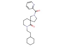 7-(2-cyclohexylethyl)-2-(2-pyridinylcarbonyl)-2,7-diazaspiro[4.5]decan-6-one