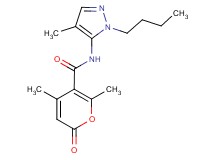 N-(1-butyl-4-methyl-1H-pyrazol-5-yl)-4,6-dimethyl-2-oxo-2H-pyran-5-carboxamide