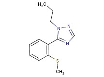5-[2-(methylthio)phenyl]-1-propyl-1H-1,2,4-triazole