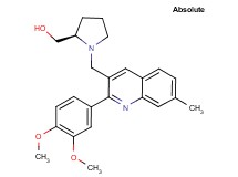 ((2R)-1-{[2-(3,4-dimethoxyphenyl)-7-methyl-3-quinolinyl]methyl}-2-pyrrolidinyl)methanol