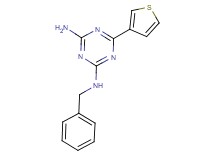 N-benzyl-6-(3-thienyl)-1,3,5-triazine-2,4-diamine