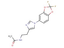 N-{2-[1-(2,2-difluoro-1,3-benzodioxol-5-yl)-1H-imidazol-4-yl]ethyl}acetamide