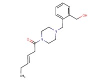 [2-({4-[(3E)-hex-3-enoyl]piperazin-1-yl}methyl)phenyl]methanol