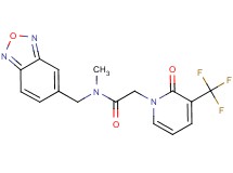 N-(2,1,3-benzoxadiazol-5-ylmethyl)-N-methyl-2-[2-oxo-3-(trifluoromethyl)pyridin-1(2H)-yl]acetamide