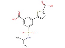5-{3-carboxy-5-[(isopropylamino)sulfonyl]phenyl}thiophene-2-carboxylic acid