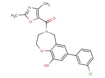 7-(3-chlorophenyl)-4-[(2,4-dimethyl-1,3-oxazol-5-yl)carbonyl]-2,3,4,5-tetrahydro-1,4-benzoxazepin-9-ol