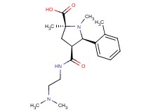 (2S*,4S*,5R*)-4-({[2-(dimethylamino)ethyl]amino}carbonyl)-1,2-dimethyl-5-(2-methylphenyl)pyrrolidine-2-carboxylic acid