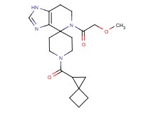 5-(methoxyacetyl)-1'-(spiro[2.3]hex-1-ylcarbonyl)-1,5,6,7-tetrahydrospiro[imidazo[4,5-c]pyridine-4,4'-piperidine]