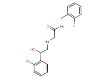 2-{[2-(2-chlorophenyl)-2-hydroxyethyl]amino}-N-(2-fluorobenzyl)acetamide