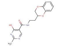 N-[2-(2,3-dihydro-1,4-benzodioxin-2-yl)ethyl]-4-hydroxy-2-methylpyrimidine-5-carboxamide