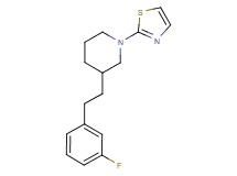 3-[2-(3-fluorophenyl)ethyl]-1-(1,3-thiazol-2-yl)piperidine
