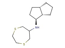 1,4-dithiepan-6-yl[(1S*,3aS*,6aS*)-octahydropentalen-1-yl]amine