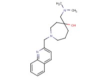 4-[(dimethylamino)methyl]-1-(2-quinolinylmethyl)-4-azepanol